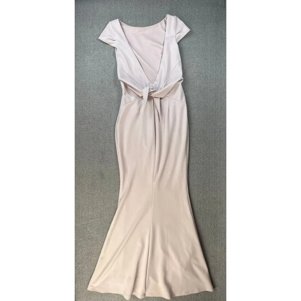 Katie May Los Angeles Intrigue Gown Formal Dress ‎ Blush Pink Size 6